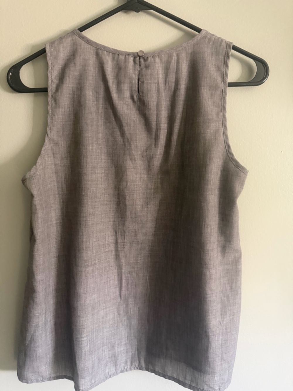 Anthropology THML Gray Boho Fringe sleeveless top size XS - Picture 6 of 9